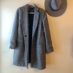Moda International plaid coat